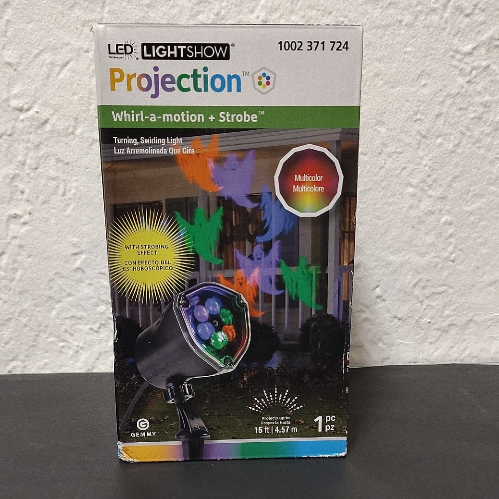 Led LightShow Projection - Whirl a motion + Strobe